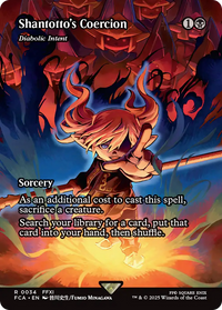 Shantotto's Coercion - Diabolic Intent (Showcase) (FCA-034) - FINAL FANTASY: Through the Ages Foil