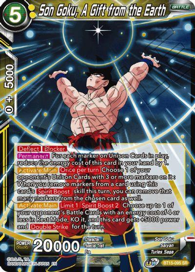 Son Goku, A Gift from the Earth (BT15-095) [Saiyan Showdown] - POKÉ JEUX