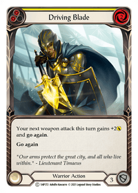 Driving Blade (Yellow) [1HP172] (History Pack 1) - POKÉ JEUX