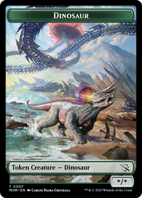 Jeton de dinosaure [Jetons de la Marche des Machines] 