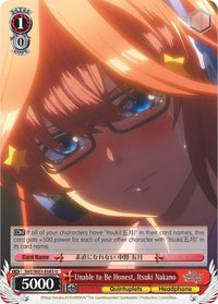 Incapable d'être honnête, Itsuki Nakano (5HY/W83-E083 U) [Les quintuplés quintessentiels] 