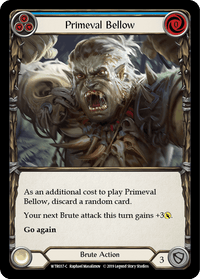Primeval Bellow (Blue) [WTR037-C] (Welcome to Rathe) Alpha Print Normal - POKÉ JEUX