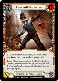 Combustible Courier (Blue) [U-CRU111] (Crucible of War Unlimited) Unlimited Normal - POKÉ JEUX