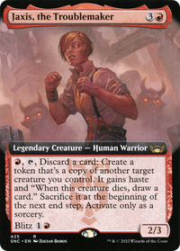 Jaxis, the Troublemaker (Extended Art) [Streets of New Capenna]
