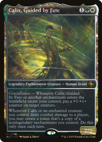Calix, Guided by Fate (Showcase Halo Foil) [March of the Machine: The Aftermath]