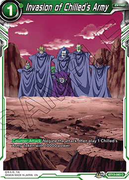 Invasion of Chilled's Army (Common) (BT13-083) [Supreme Rivalry] - POKÉ JEUX
