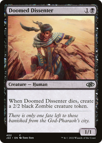 Dissident condamné [Jumpstart 2022] 