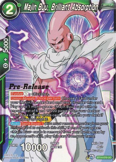 Majin Buu, Brilliant Absorption (BT14-079) [Cross Spirits Prerelease Promos] - POKÉ JEUX