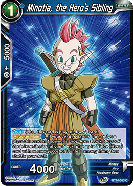 Minotia, the Hero's Sibling (BT14-053) [Cross Spirits] - POKÉ JEUX