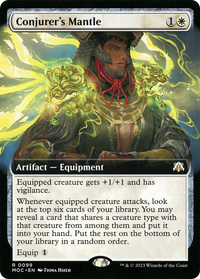 Conjurer's Mantle (MOC-099) - March of the Machine Commander: (Extended Art) Foil