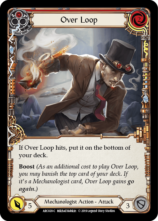Over Loop (Red) [ARC020-C] (Arcane Rising) 1st Edition Normal - POKÉ JEUX
