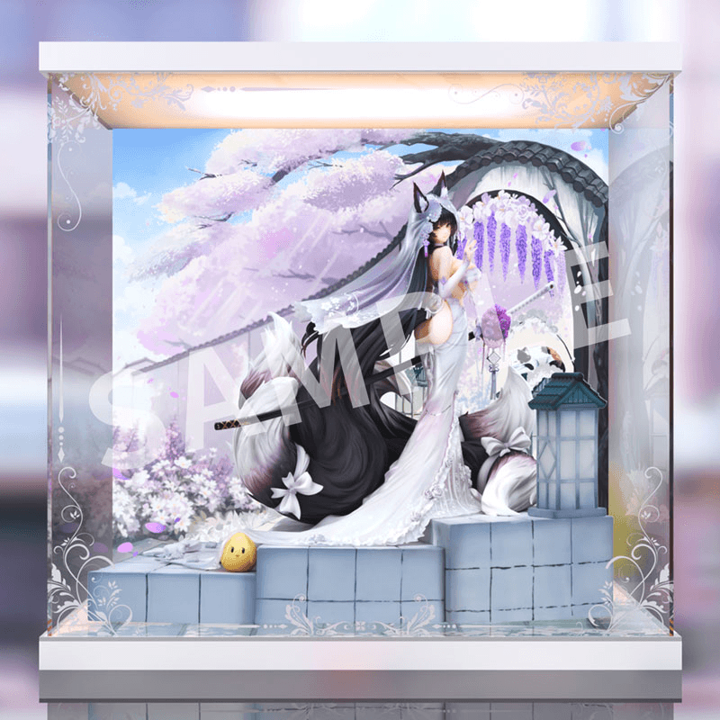 1/7 Scale [Azur Lane] Musashi「Purest Wisteria」Ver. with LED Acrylic Display Box Painted Figure w BONUSes (Pre-Order)