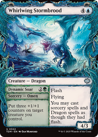 Whirlwing Stormbrood (Showcase) (TDM-322) - Tarkir: Dragonstorm