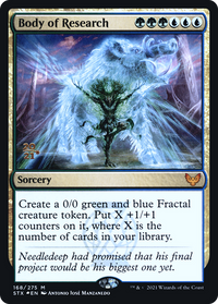 Body of Research [Strixhaven: School of Mages Prerelease Promos]