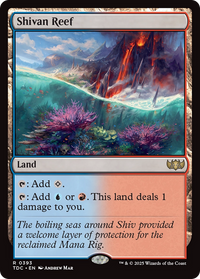 Shivan Reef (TDC-393) - Commander: Tarkir: Dragonstorm