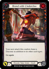 Brand with Cinderclaw (Red) [FAI020] (Uprising Fai Blitz Deck) - POKÉ JEUX