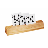 2PC 9" 3 SLOT WOODEN CARD HOLDER (Special Order)