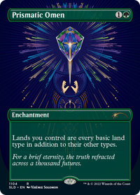 Prismatic Omen (Borderless) [Série Secret Lair Drop] 