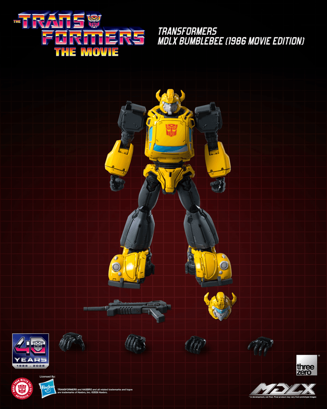 Transformers MDLX Bumblebee (1986 Movie Edition) (Pre-Order)