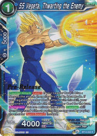 SS Vegeta, Thwarting the Enemy (BT14-043) [Cross Spirits Prerelease Promos] - POKÉ JEUX