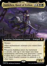 Anikthea, Hand of Erebos (Extended Art) [Commander Masters]