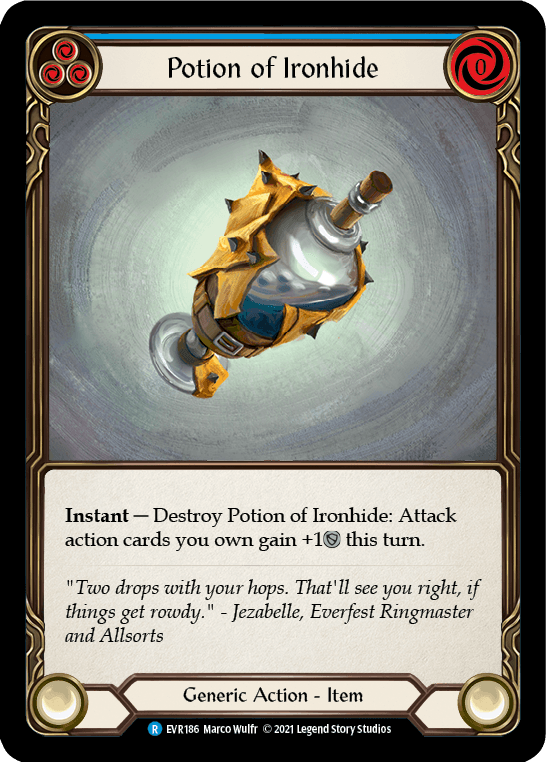 Potion of Ironhide [EVR186] (Everfest) 1st Edition Normal - POKÉ JEUX