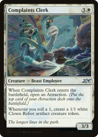 Complaints Clerk (Galaxy Foil) [Unfinity]