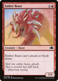 Ember Beast [Dominaria Remasterisé] 