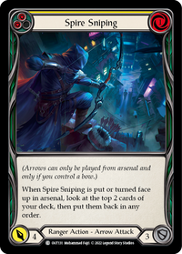 Spire Sniping (Yellow) [OUT131] (Outsiders)  Rainbow Foil