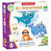 MY FIRST PUZZLE SETS  - 4-IN-A-BOX PUZZLES - ANIMAL FRIENDS (EN) (Special Order)