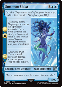 Summon: Shiva (FIN-078) - FINAL FANTASY: (enchantment)