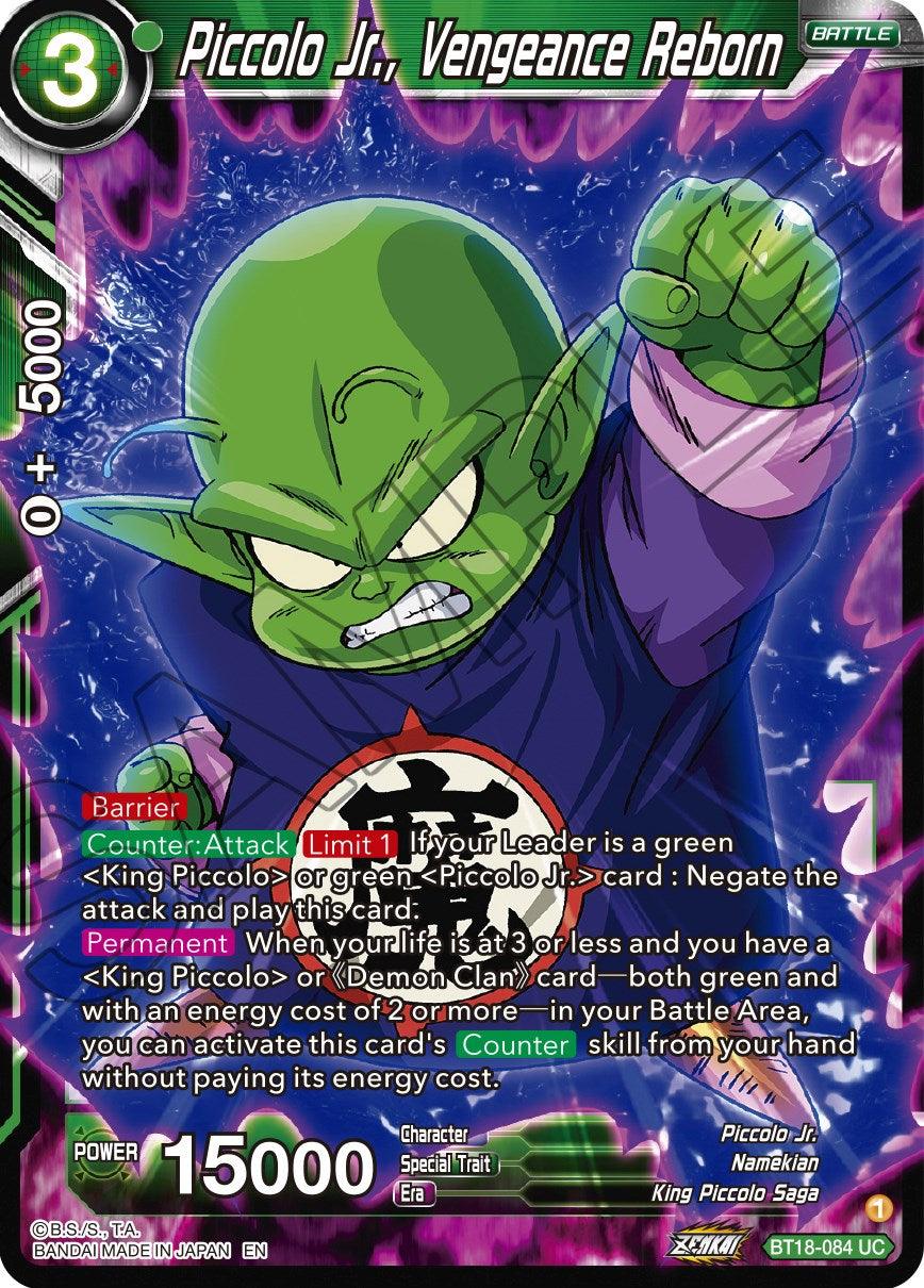 Piccolo Jr., Vengeance Reborn (BT18-084) [Dawn of the Z-Legends] - POKÉ JEUX
