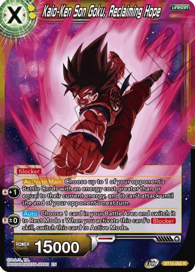 Kaio-Ken Son Goku, Reclaiming Hope (BT15-093) [Saiyan Showdown] - POKÉ JEUX