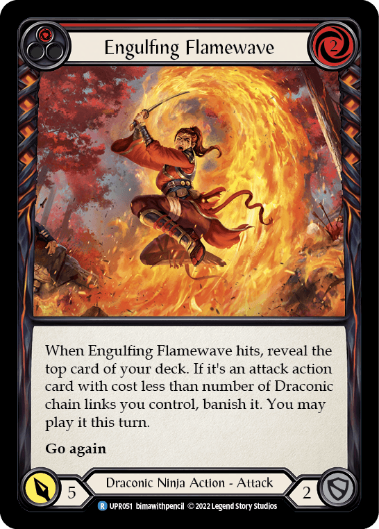 Engulfing Flamewave (Red) [UPR051] (Uprising) - POKÉ JEUX