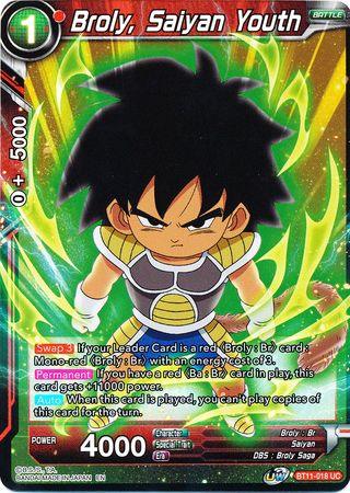 Broly, Saiyan Youth (BT11-018) [Vermilion Bloodline 2nd Edition] - POKÉ JEUX