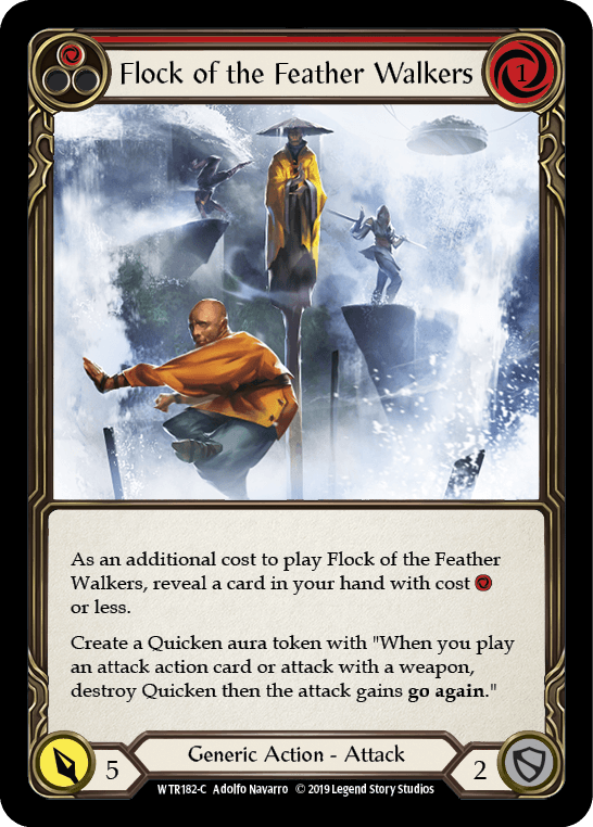 Flock of the Feather Walkers (Red) [WTR182-C] (Welcome to Rathe) Alpha Print Normal - POKÉ JEUX