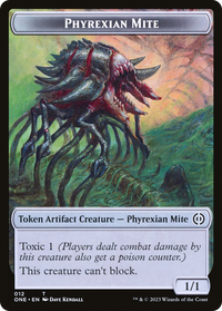 Jeton d'acarien phyrexian (12) [Phyrexia : tous seront un jeton] 