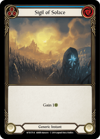 Sigil of Solace (Blue) [WTR175-R] (Welcome to Rathe) Alpha Print Normal - POKÉ JEUX
