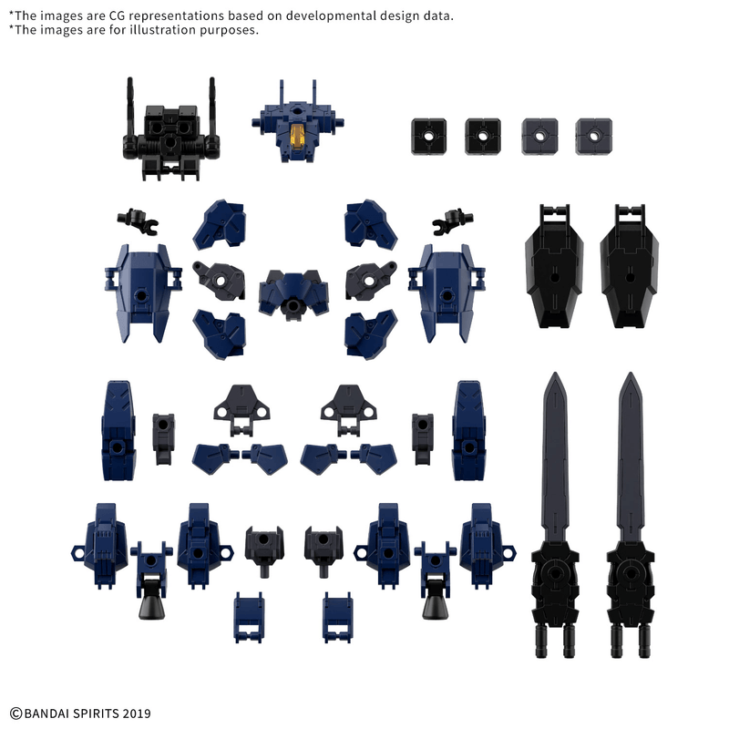 30MM 1/144 OPTION PARTS SET 25 (FULL ARMOR UNIT 3/MULTI-JOINT) (Pre-Order)