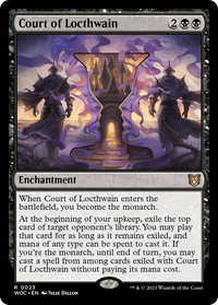 Court of Locthwain [Wilds of Eldraine Commander]