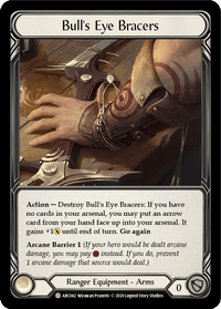 Bull's Eye Bracers [U-ARC042] (Arcane Rising Unlimited) Unlimited Rainbow Foil - POKÉ JEUX
