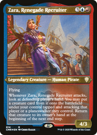 Zara, Renegade Recruiter (CMR-614) - Commander Legends Foil