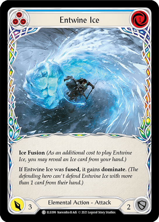 Entwine Ice (Blue) [ELE099] (Tales of Aria) 1st Edition Normal - POKÉ JEUX