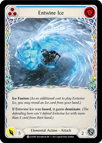 Entwine Ice (Blue) [ELE099] (Tales of Aria) 1st Edition Rainbow Foil - POKÉ JEUX