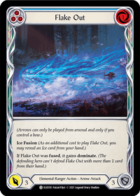 Flake Out (Blue) [ELE058] (Tales of Aria) 1st Edition Normal - POKÉ JEUX