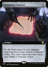 Tempting Contract (Extended Art) [Commander 2021]