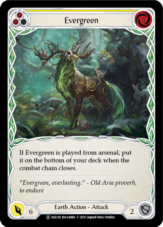 Evergreen (Yellow) [U-ELE120] (Tales of Aria Unlimited) Unlimited Normal - POKÉ JEUX