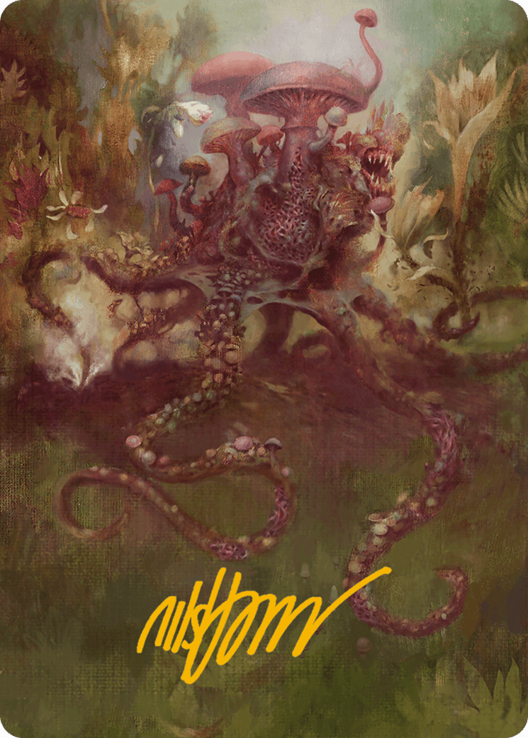 Sowing Mycospawn Art Card (Gold-Stamped Signature) [Modern Horizons 3 Art Series] - POKÉ JEUX