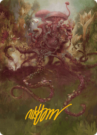 Sowing Mycospawn Art Card (Gold-Stamped Signature) [Modern Horizons 3 Art Series] - POKÉ JEUX