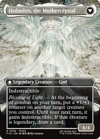 Venat, Heart of Hydaelyn // Hydaelyn, the Mothercrystal (FIN-329) - FINAL FANTASY (Borderless) Foil